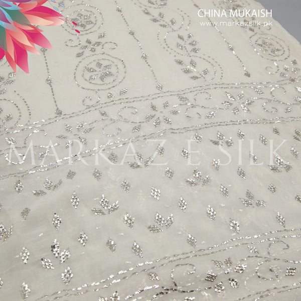 Pure China Mukaish Suit - MS 614