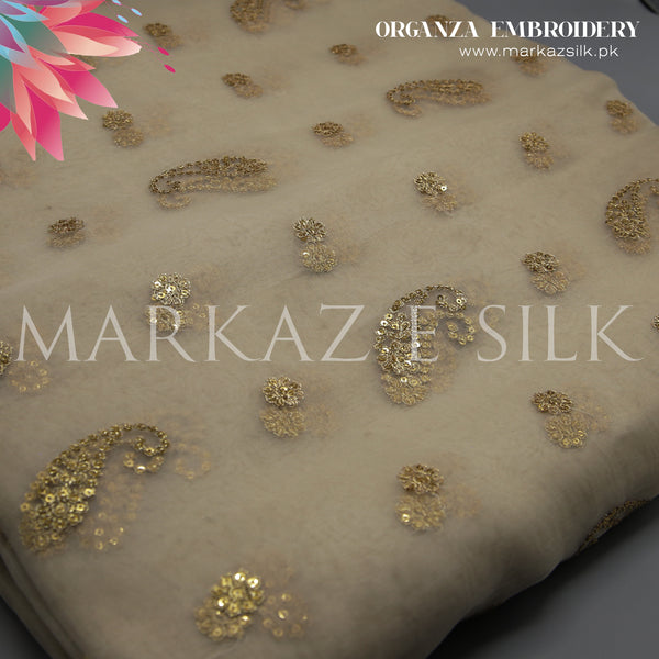 Organza Embroidery - MS 628 (Price is in per Yard)