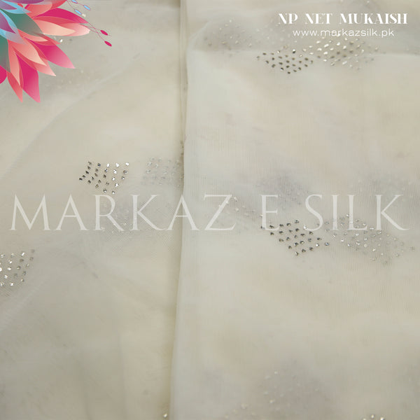 N.P Net Mukaish - MS 630 (Price is in per Yard)