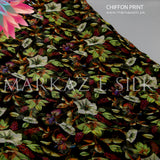 Chiffon Print MS 639 – Printed Chiffon Fabric - Price Per Yard | Markaz Silk