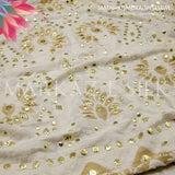 Jamawar Mukaish Shawl MS 653 – Pure Chiffon Luxury Shawl | Markaz Silk