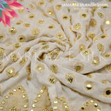Jamawar Mukaish Shawl MS 654 – Pure Chiffon Luxury Shawl | Markaz Silk