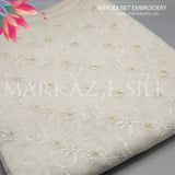 Premium Khaddi Net Embroidery Fabric MS-655 – Price Per Yard | Markaz Silk