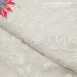 Premium Khaddi Net Embroidery Fabric MS-657 – Price Per Yard | Markaz Silk