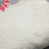 Premium Khaddi Net Embroidery Fabric MS-659 – Price Per Yard | Markaz Silk