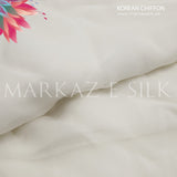Korean Chiffon MS‑715 – Lightweight Chiffon Fabric - Price Per Yard | Markaz Silk