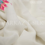 Korean Chiffon MS‑715 – Lightweight Chiffon Fabric - Price Per Yard | Markaz Silk