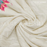 Cotton Net Bamber MS 721 Fabric – Lightweight, 44" Width | Markaz Silk - Price Per Yard