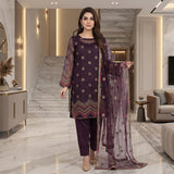 Organza Embroidery Suit MS 831 – Elegant Pakistani Ethnic Wear | Markaz Silk