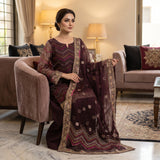 Organza Embroidery Suit MS 831 – Elegant Pakistani Ethnic Wear | Markaz Silk