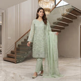 Net Zari Embroidery Suit MS 832 | Elegant 2-Piece Pakistani Suit | Markaz Silk