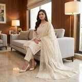 Khaddi Net Embroidery Suit MS 836 – Elegant Embroidered Suit | Markaz Silk