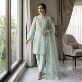Organza Embroidery Suit MS 837 – Elegant Pakistani Ethnic Wear | Markaz Silk