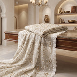 China Dull Crinkle Embroidery MS-839 | Premium Embroidered Fabric Per Yard | Markaz Silk