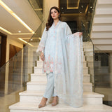 Khaddi Net Embroidery Suit MS 841 – Elegant Embroidered Suit | Markaz Silk