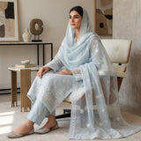 Cotton Net Embroidery Suit MS-843 – Elegant 2-Piece Suit | Markaz Silk