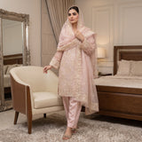 Khaddi Net Embroidery Suit MS 846 – Elegant Embroidered Suit | Markaz Silk