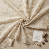 China Crinkle Embroidery MS-847 | Premium Embroidered Fabric Per Yard | Markaz Silk