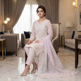 Khaddi Net Embroidery Suit MS 848 – Elegant Embroidered Suit | Markaz Silk