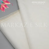 Indian Organza Fabric MS 734 – Lightweight Sheer Organza | Markaz Silk - Price Per Yard