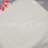 Korean Crinkle MS-736 Fabric | Markaz Silk – Premium Texture - Price Per Yard