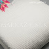Raw Silk Embroidery MS-741 | Premium Pure Silk Fabric - Markaz Silk - Price Per Yard