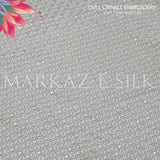 Dull Crinkle Embroidery - MS 744 - (Price Per Yard)