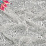Dull Crinkle Embroidery Fabric MS 743 | Premium Fabric - Price Per Yard  | Markaz Silk