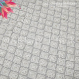 Dull Crinkle Embroidery Fabric MS 742 | Premium Fabric - Price Per Yard  | Markaz Silk