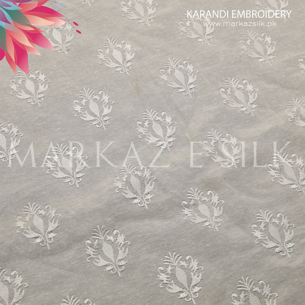 Karandi Embroidery - MS 747 - (Price Per Yard)
