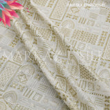 Raw Silk Embroidery - MS 748 - (Price Per Yard)