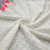 Raw Silk Embroidery - MS 749 - (Price Per Yard)