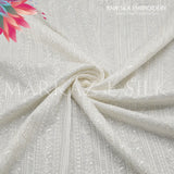 Raw Silk Embroidery - MS 750 - (Price Per Yard)