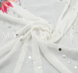 Dull Crinkle Makash MS-815 | Pure China Makash Fabric Per Yard | Markaz Silk