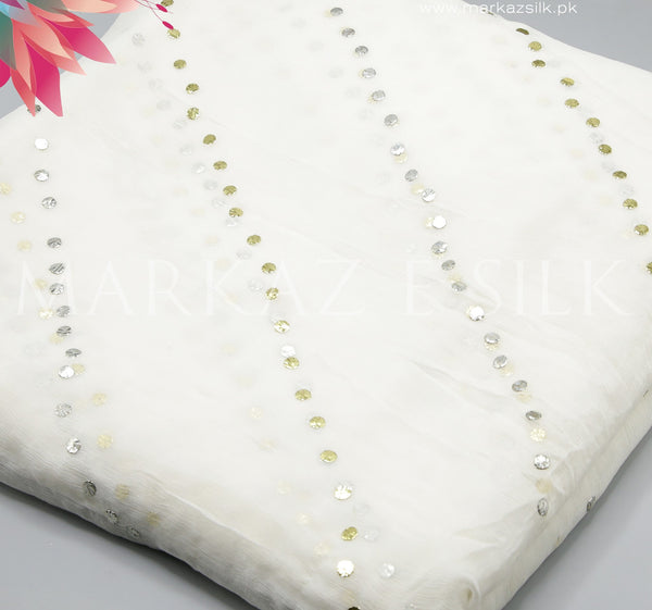 Dull Crinkle Makash MS-814 | Pure China Makash Fabric Per Yard | Markaz Silk