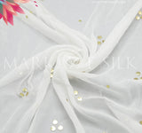 Dull Crinkle Makash MS-812 | Pure China Makash Fabric Per Yard | Markaz Silk