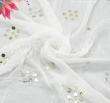 Dull Crinkle Makash MS-813 | Pure China Makash Fabric Per Yard | Markaz Silk