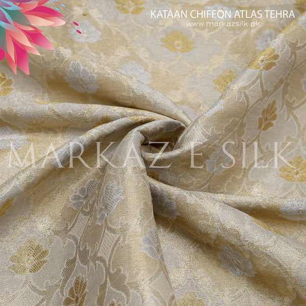 Chiffon Atlas – MS 786 | Premium Chiffon Fabric Per Yard | 40″ Width | Markaz Silk