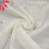 Swiss Lawn Jacquard - MS 753 - Price Per Yard | Markaz Silk