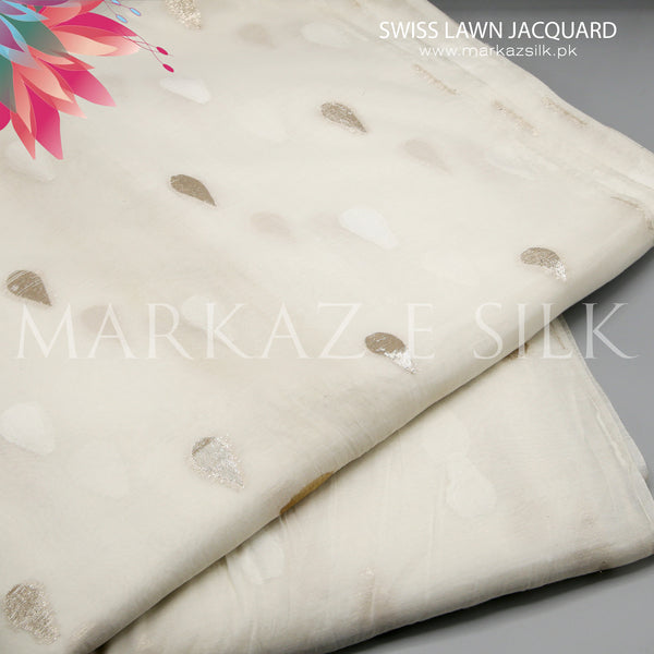 Swiss Lawn Jacquard MS 779 – Premium Lawn Fabric Per Yard | Markaz Silk