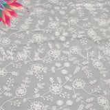 PK Embroidery MS-795 | Premium Crinkle Embroidered Fabric Per Yard | Markaz Silk