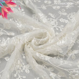 PK Embroidery MS-795 | Premium Crinkle Embroidered Fabric Per Yard | Markaz Silk