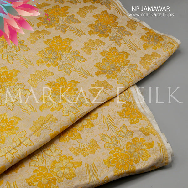 Premium N.P Jamawar MS‑776 - Price Per Yard | Markaz Silk