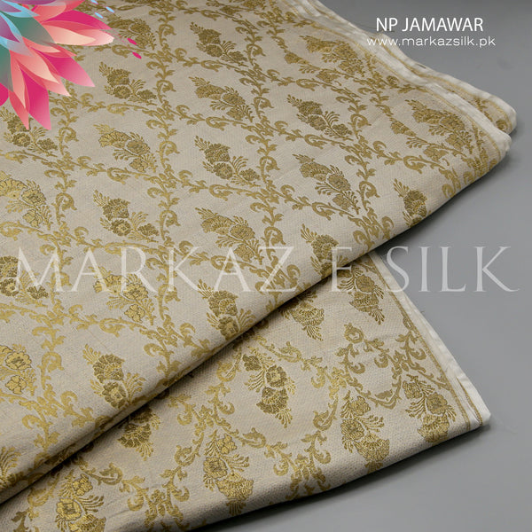 Premium N.P Jamawar MS‑777 - Price Per Yard | Markaz Silk