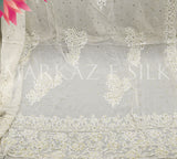 Pure China Crinkle Mukaish Suit MS-804 – Luxury Unstitched Ethnic Wear | Markaz Silk
