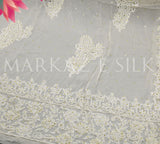 Pure China Crinkle Mukaish Suit MS-804 – Luxury Unstitched Ethnic Wear | Markaz Silk