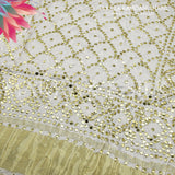 Gaji Silk Makash Shawl MS-801 | Pure Indian Gaji Silk | Markaz Silk