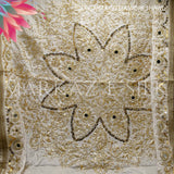 Satan Silk Gotta Work Shawl MS-781 | Luxury Silk Shawl | Markaz Silk