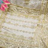 Satan Silk Gotta Work Shawl MS-784 | Luxury Silk Shawl | Markaz Silk