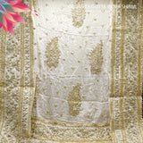 Satan Silk Gotta Work Shawl MS-784 | Luxury Silk Shawl | Markaz Silk